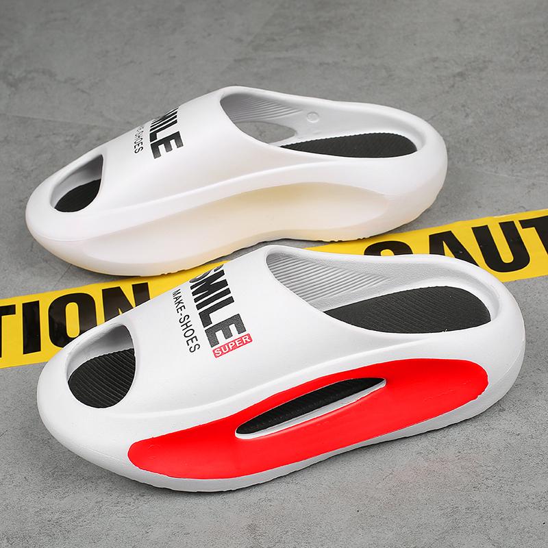 Men's Slippers Massaging the Feet Flip-flops Thick Bottom Unisex Soft EVA Nonslip Home Slippers for Women Men Summer Beach Shoes