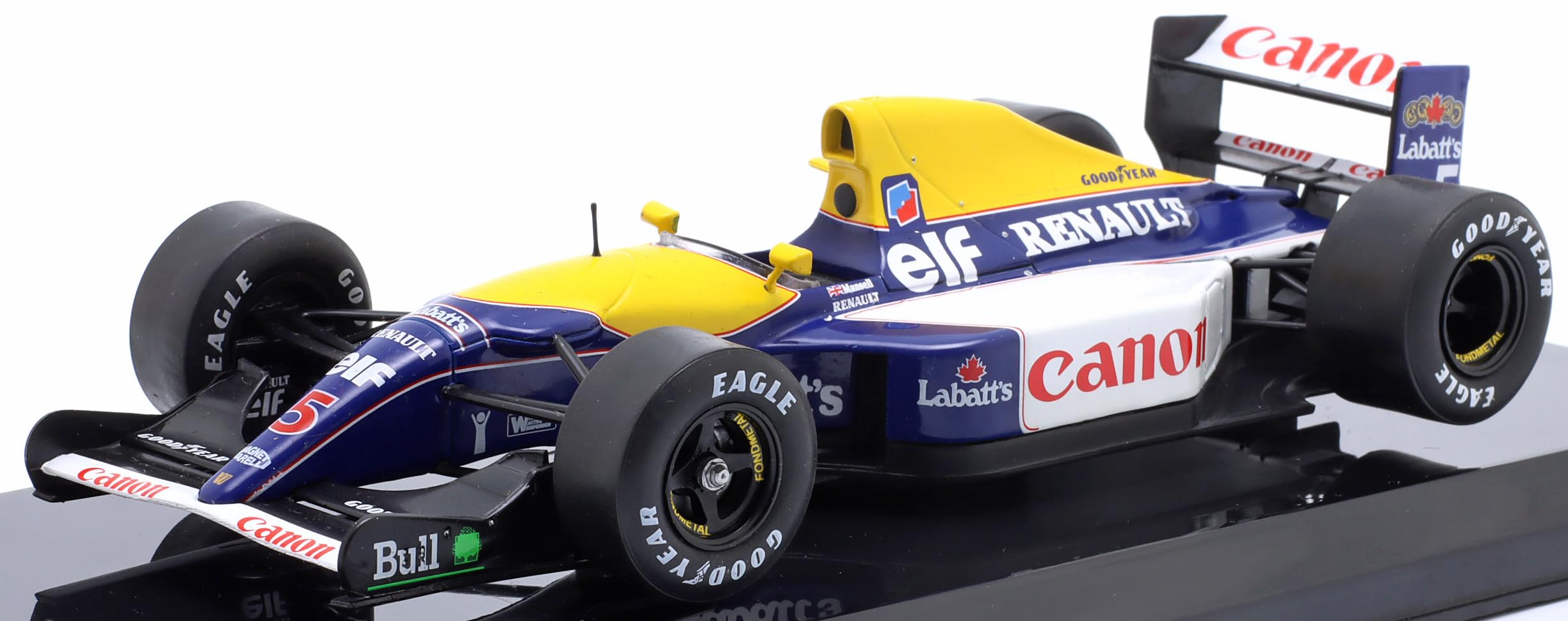

ПРЕМИУМ КОЛЛЕКЦИОННЫЕ ПРЕДМЕТЫ F1 Mini Car Williams FW14B Nigel Mansell 1992 NIGEL MANSELL Blister Pack Product 1/24 [Предмет]