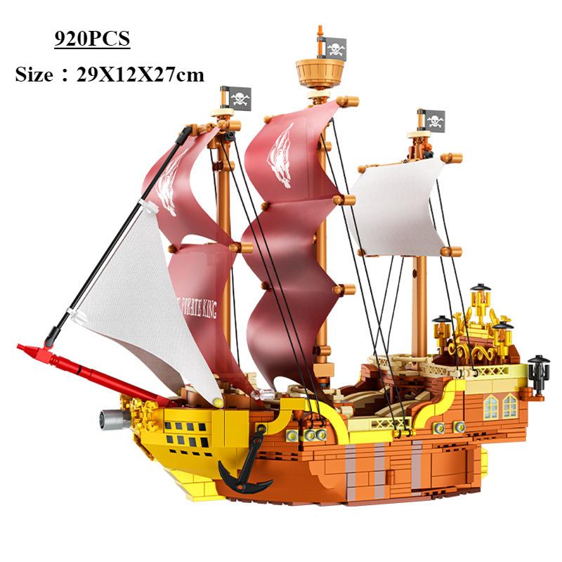Plastic Blocks Corsair Boat Building Bricks Cruise Ship Flying Dutchman Black Pearl Brinquedo Education Toy Boy Gift Man Present