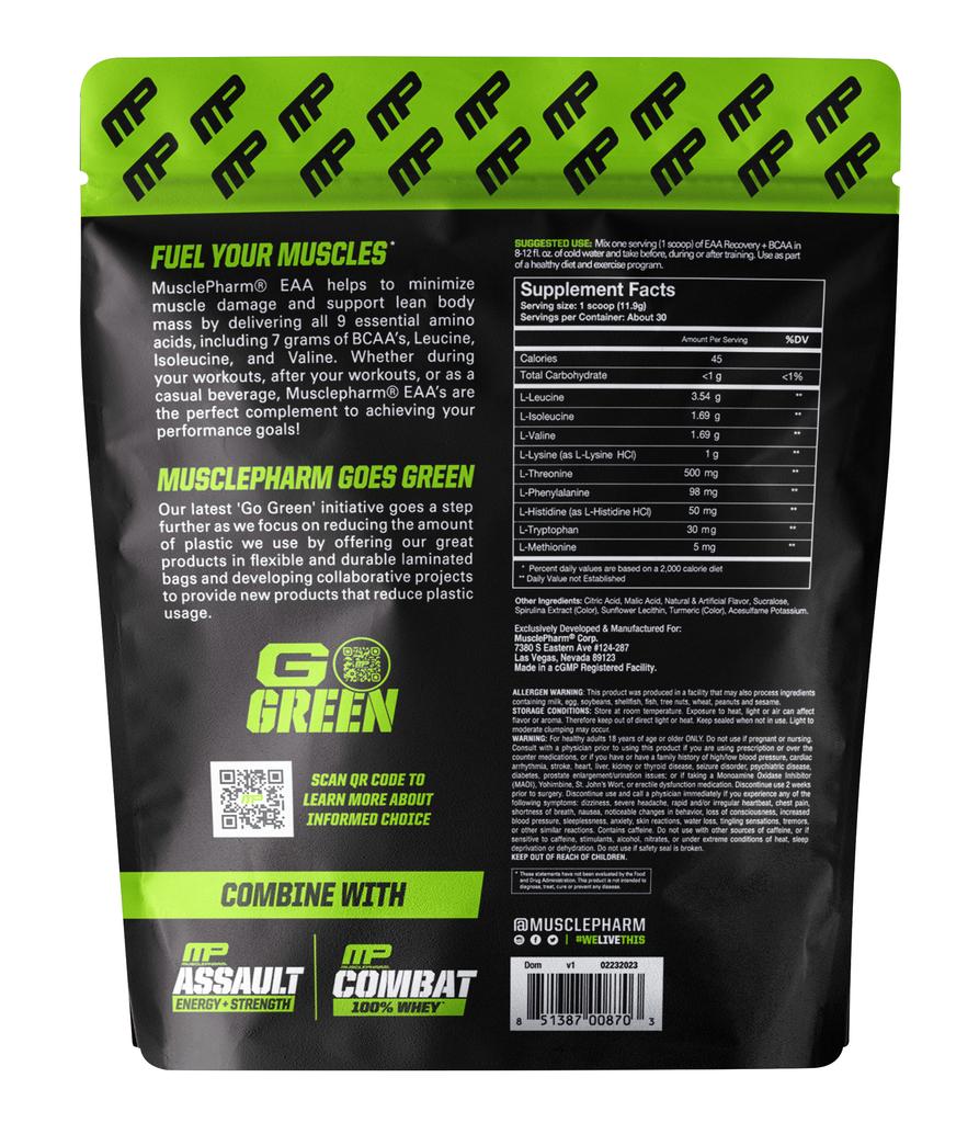 Eaa, Recovery + Bcaa, Watermelon Crush, 366G(12.9Oz)