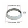 Universal High‑Temperature Exhaust Donut Gasket Ring‑Shape Exhaust Pipe Flange Seal Gasket Exhaust Flange Muffler Replacement