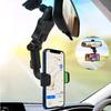 Obrotowy Uchwyt Samochodowy do Lusterka Wstecznego Klips na Telefon Regulowany Uchwyt do Nawigacji GPS