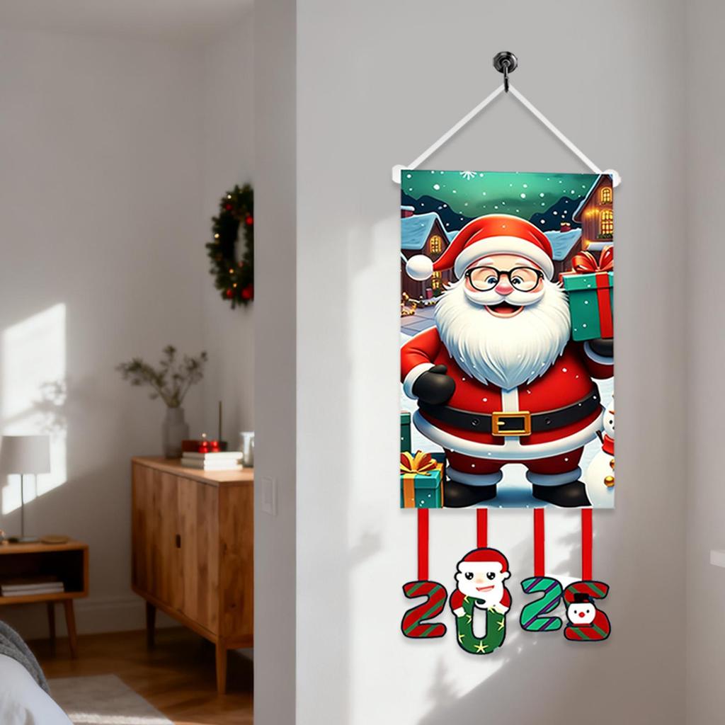 Jul Trädgårdsflagga Högtidsdekor Vattentät Dekorativ Banderoll Trädgårdsflagga För Inomhus Utomhus Hem Fönster Dörr Gård Uteplats