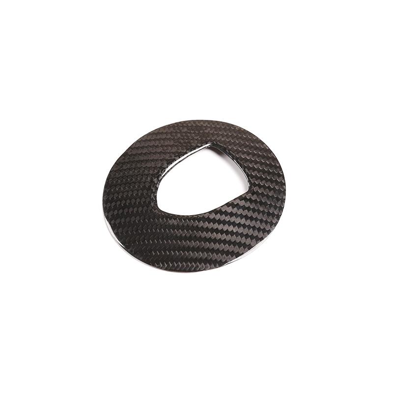 For Porsche 911/Taycan/Macan/Panamera Steering Wheel Decoration Panel Cover Real Carbon Fiber Car Interior Styling Accessories