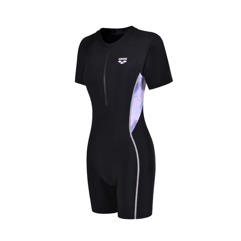 Arena Women s 2026 Fitness Training Sun Protective Short Sleeve One-Piece Swimsuit L