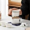 Portable Panda Kuaike, a Pot of Three Cups of Travel Tea Set, a Small Set of Creative Business Gifts