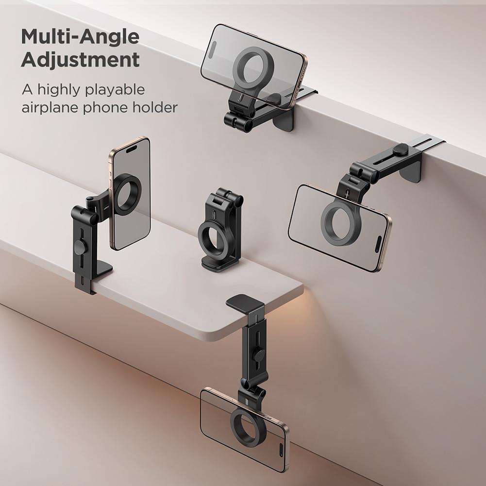 Suport Magnetic Universal pentru Telefon Mobil Esențiale de Călătorie Rotație Flexibilă 360° Hands-Free Suport Telefon pentru Avion Suport Scaun Tren