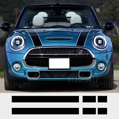 Pro Mini Cooper R50 R52 R53 R56 R57 F55 F56 F56 Hatch Styling vozu Pásky na kapotu Kryt motoru Samolepky Příslušenství