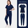 Elastic Medical Clothing Operating Room Short-Sleeved Hand-Washing Clothing Women'S Tops Work Clothing Nurse Clothing Doctor Hand-Brushing Clothing