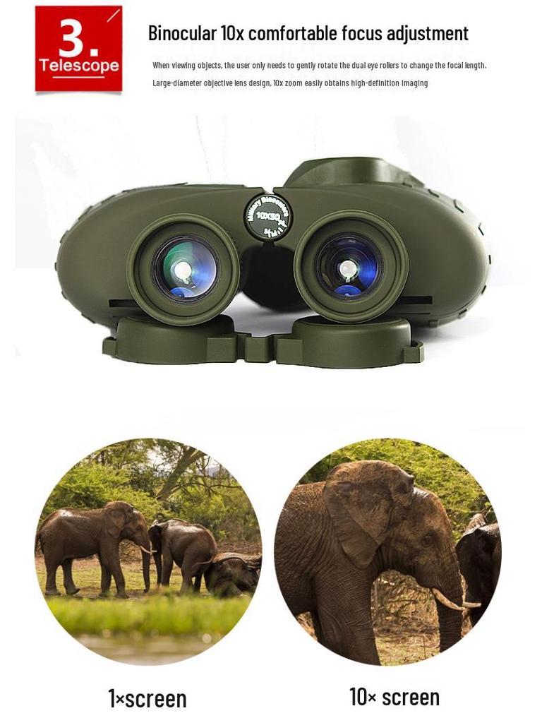 Botlang 7x50 HD Night Vision Binoculars - High Magnification, Low Light, Waterproof, Outdoor Military Standard