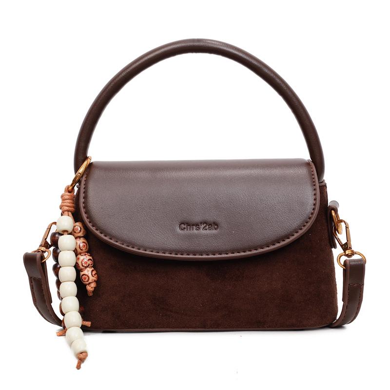 

2025 Autumn Trendy Women s Retro Crossbody Shoulder Bag - High-End Small Square Design кофейный