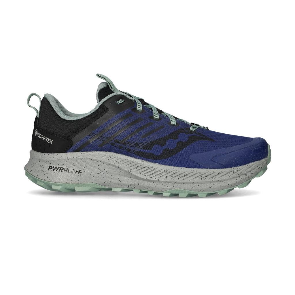 Saucony Ride TR2 GTX trail running shoes waterproof Blue/Gray