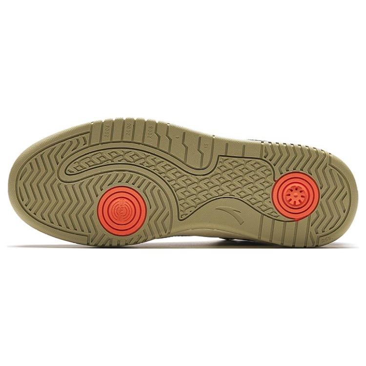 Anta Wave Shoes Comfortable Versatile Durable Mid-Top Sneakers Men Sneakers Green 912348088-3