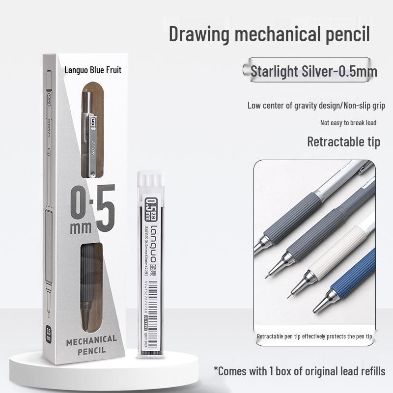 Blue Fruit Automatic Pencil Set: Candy Macaron Creative Stationery for Drafting and Drawing