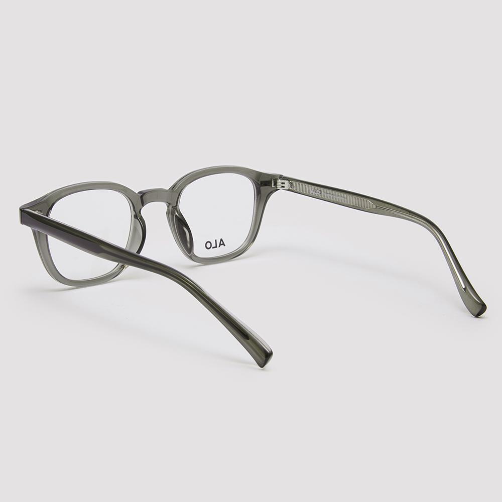 Alloaiweeo [Essential] Al5505 1010G Wellington Grey Eyeglass Frames Blue Light Blocking Lenses Selection