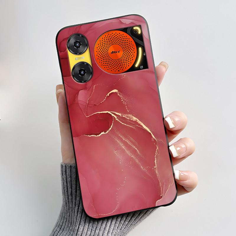 Case For ZTE Nubia Music 2 Z2460 Z2353 Music2 Phone Case Cute Rabbit Black Cover For ZTE Nubia Music Soft TPU Silicone Casing