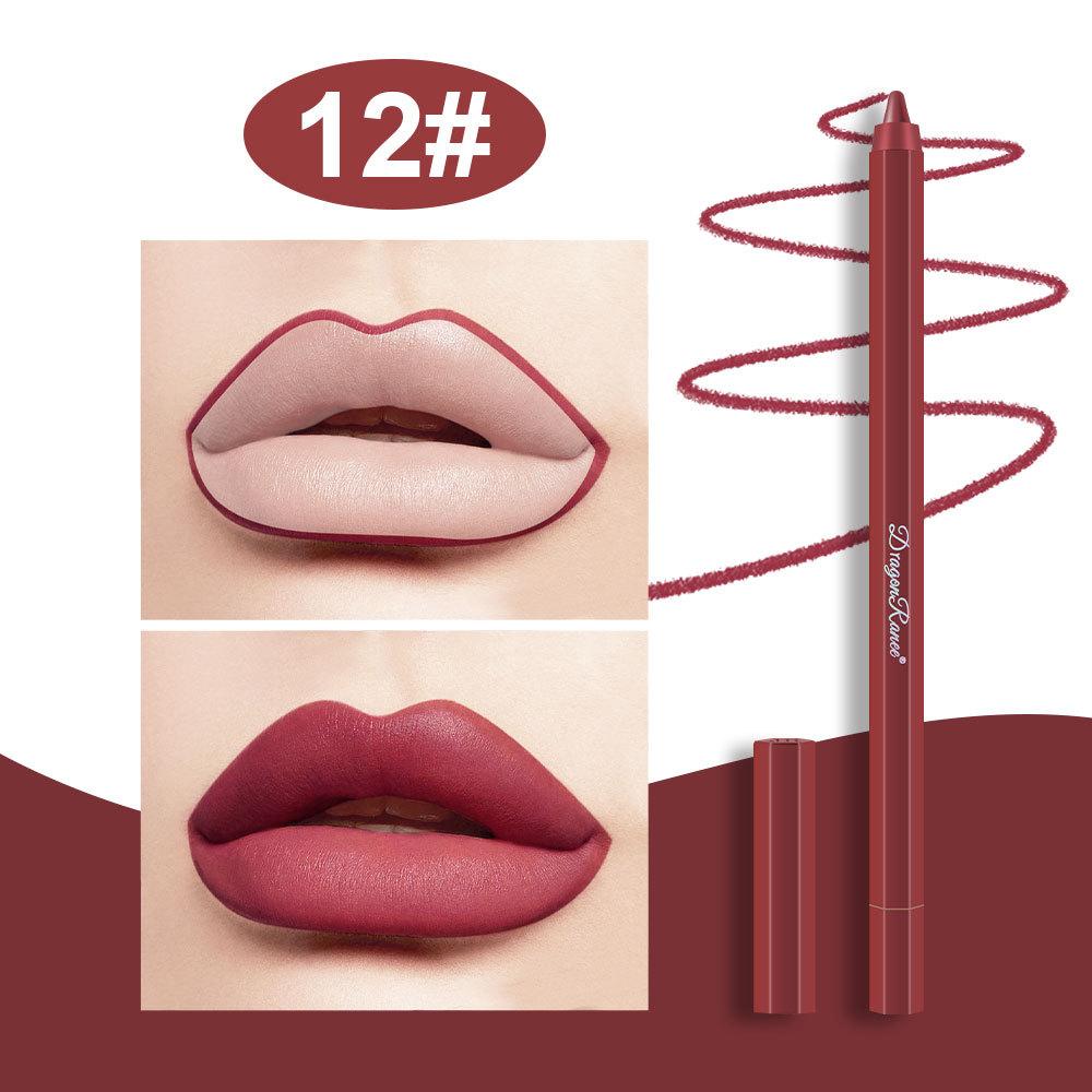 Lip Liner Autumn and Winter Matte Whitening Lipstick Velvet Matte Long-Lasting Makeup Effect Non-Fading Non-Stick Cup Lip Liner