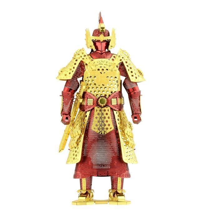 Metal Earth Fascinations, Chinese (Ming) Armor 3D Puzzle En Métal, Miniature Découpée Au Laser