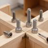 100/10x Stainless Steel Hex Socket Screws Threaded Hexagon Head Cap Screws Bolts Furniture Boat Marine Hardware Fasteners Tool