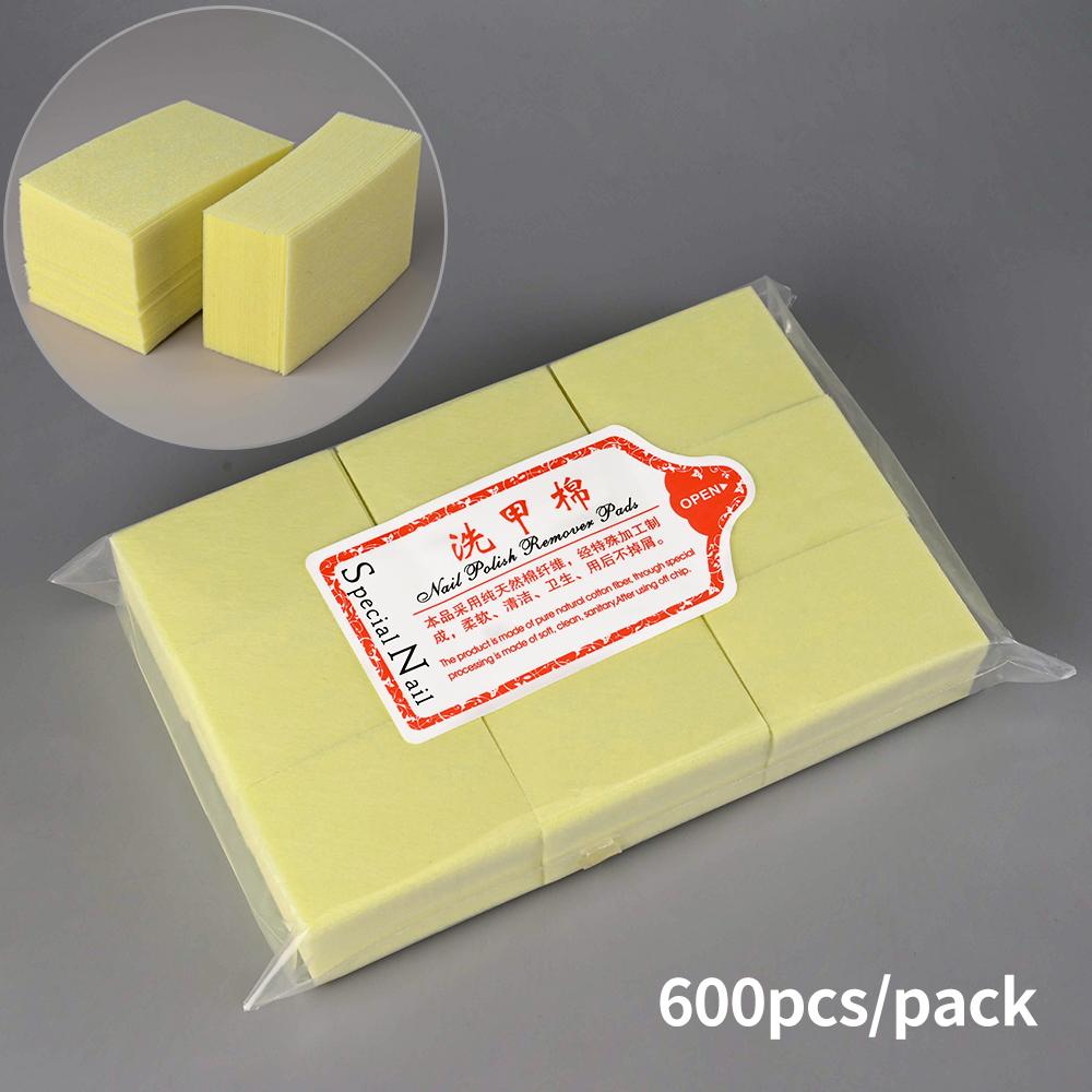 Professional Lint-Free Cotton Pads 100% Gel Clean Manicure Pads Lint-Free Wipes Cleaner Nail Cleaning Tools