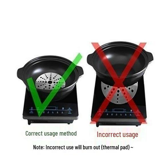 Dual-Use Ceramic Induction Cooker & Stew Pot for Open Flame – Ideal for Soups, Braised Dishes, and Hot Pot