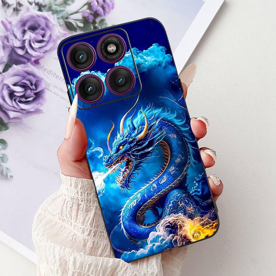 For Motorola Moto Edge 60 Pro 2025 Case New Fashion Flower Soft Silicone Protector For Moto Edge 60 Funda Edge60 s Fusion Bumper