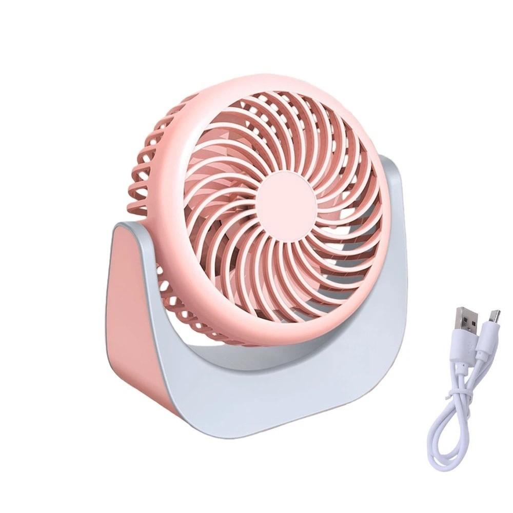 Air Turbo Tech Mini Portable Desk Fan Energy-Saving USB Rechargeable Fan Outdoor