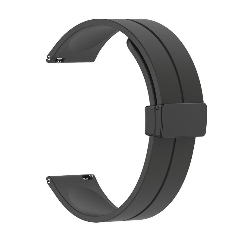 Huawei GT3/GT4 Universal Band: 20mm/22mm Silicone Magnetic Buckle Replacement