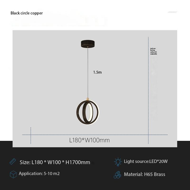 

Светодиодная люстра из меди в скандинавском стиле, роскошные прикроватные светильники для спальни, настольная лампа, минималистская маленькая люстра, роскошный декор интерьера changeable