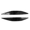 1Pair Car Honeycomb Tail Rear Fog Light Cover Trim Sticker For Golf 7 GTI MK7 2014-2018 Rear Bar Bumper Strips Sticker
