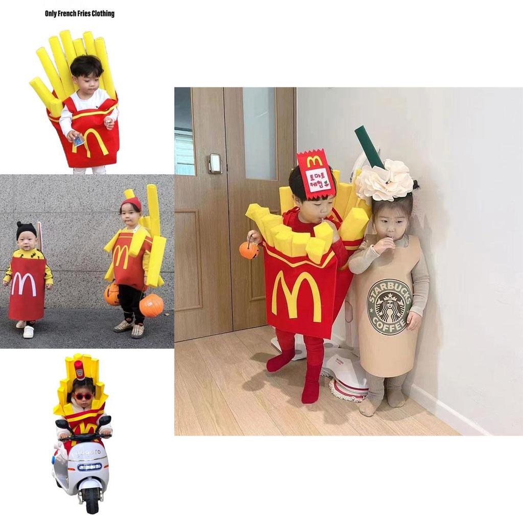 Korean Ins Halloween Children's Costume For Kids Suitable For Christmas New Year Halloween Children's Day