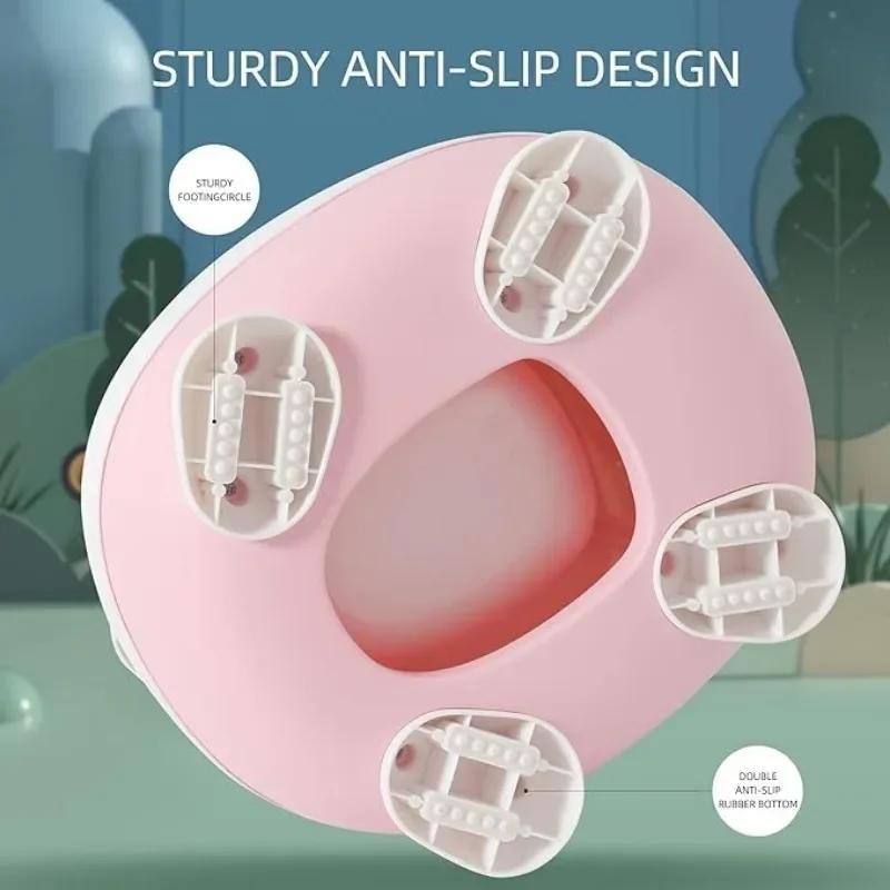 Bunny Toddler Potty Training Toilet Seat Toddler Toilet Seat Easy To Clean Non-Slip Kids Potty Chair Toddler Potty Seat Soft Pad