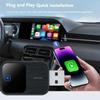 Wireless 2 In1 CarPlay Adapter for Apple iPhone Android Wired To Wireless Carplay AI Box USB Type C Connection Auto Car Dongle