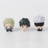 7Pcs/Set Lying Style Anime Jujutsu Kaisen Mini Figure Toys 3-4cm Satoru Gojo Mini Cute Gk PVC Statue Figurine Collectible Toys