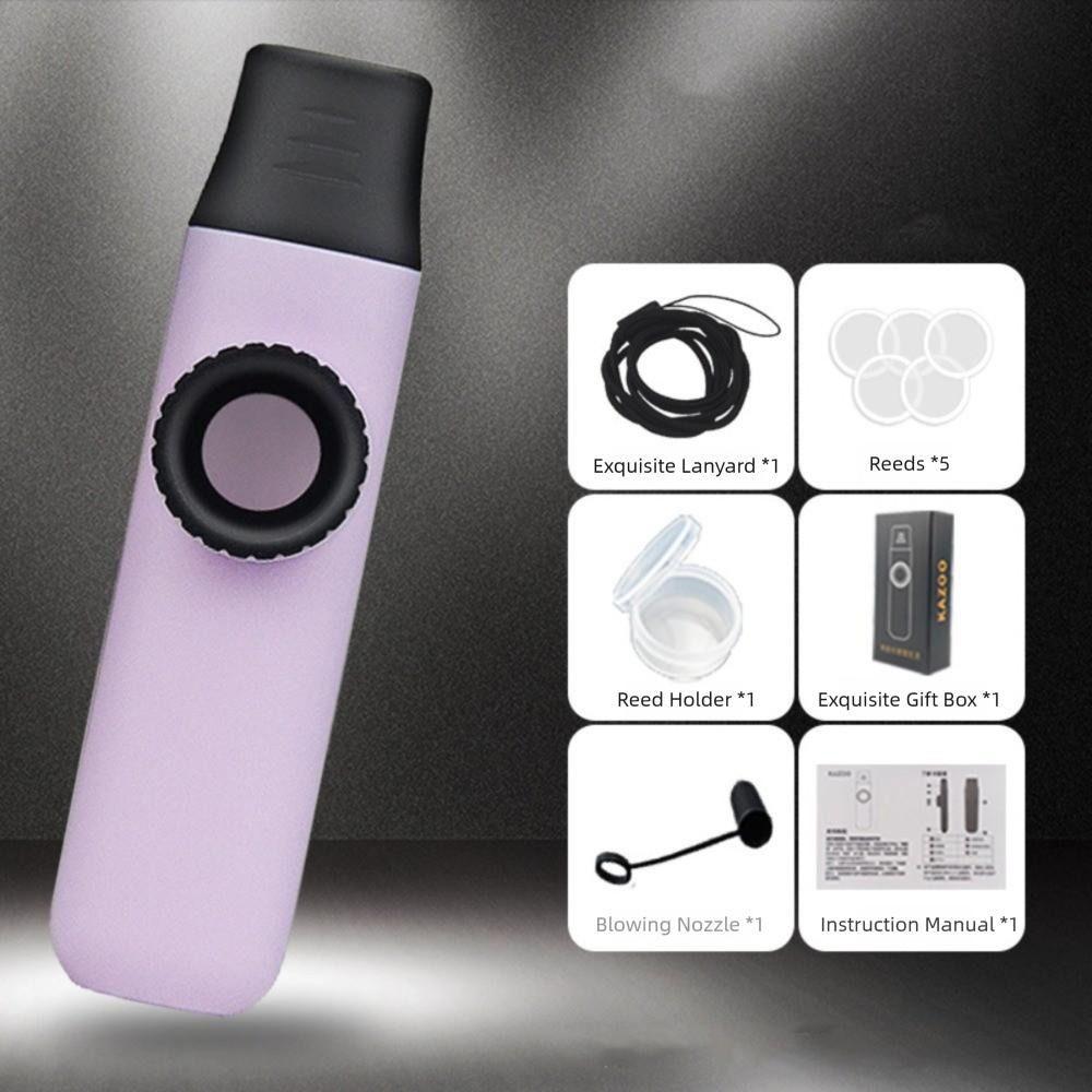 Reusable ABS Kazoo Portable Professional Kazoo Kazoo Flute Violin Accompaniment