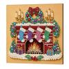 Self‑Adhesive Xmas Rhinestone Painting Kit Christmas Star Santa Crystal Painting Set  Holiday Craft