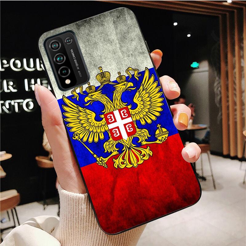 Russia Russian Flags Emblem Phone Case for Huawei Honor 50 10X Lite 20 7A 7C 8X 9X Pro 9A 8A 8S 9S 10i 20S 20lite 7X 10 lite