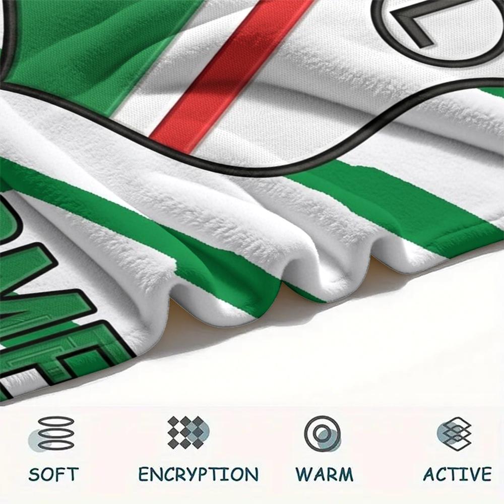 1 Adet Özel İsimli Legia Warszawa Desenli Flanel Battaniye Her Mevsime Uygun Ev Dekorasyonu İçin Sıcaklık ve Konfor Hediyeler Tatil Hediyesi
