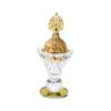 Arabic Incense Burner Glass Desktop Incense Holder with Lid Hollow