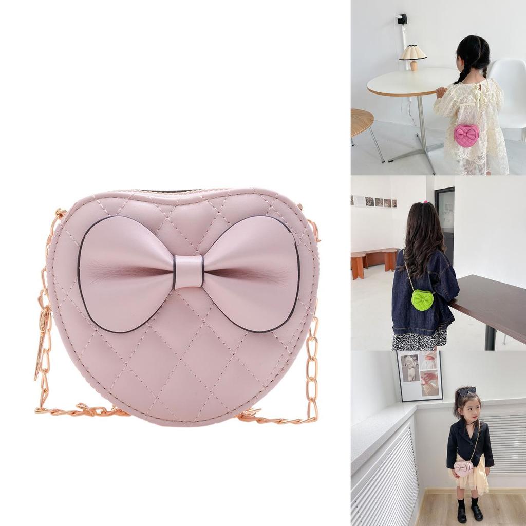 Adorable New Children's Pu Princess Crossbody Bag In Trendy Colors For Kids