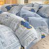 Zestaw czteroczęściowy Klasy A Domowy Gruby Przyjazny dla skóry Piaskowany Twill Ins Kreskówkowy Pokrowiec na kołdrę Zestaw trzyczęściowy na łóżko do akademika