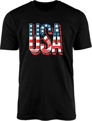 American Flag USA Graphic T-shirt
