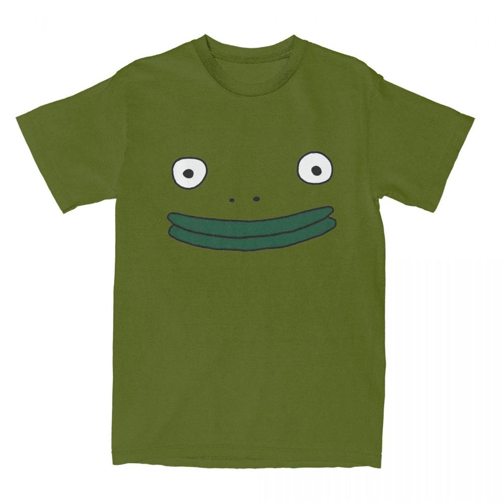 Mr Frog Smiling Friends TShirt Summer Cartoon Y2K Retro TShirts Cotton Hip Hop Tshirt For Man Short Sleeve Design Top Tees