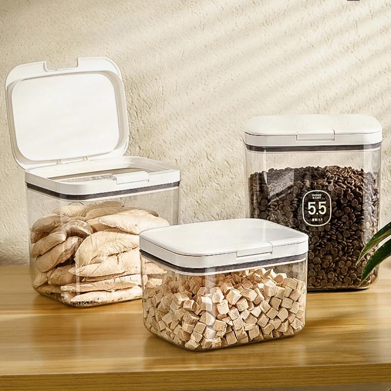 Large Capacity Insect-proof Pet Food Storage Bucket for Cats and Dogs Food Storage Clamshell Home Food Grade Sealed Storage Box