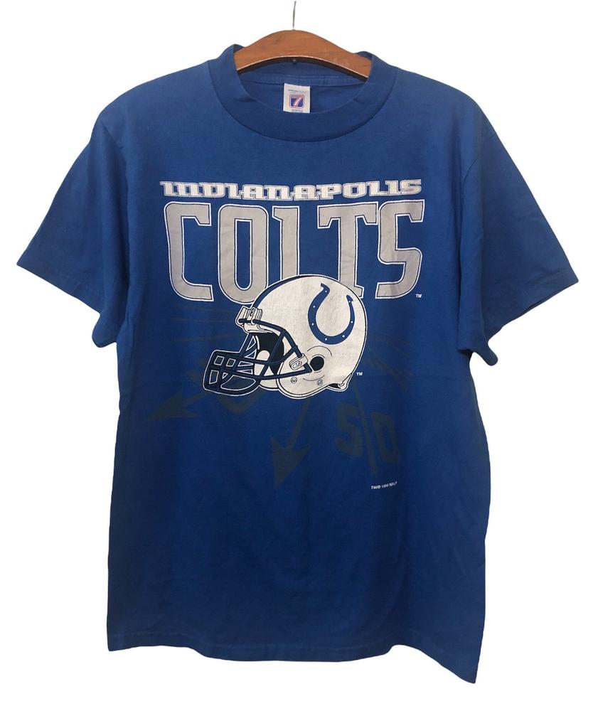 Vintage 90s Indianapolis Colt NFL Football T Shirt Medium Size