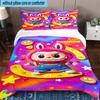 3PCS Labu-bu Friends Adventure 3pcs Bedding,Including 3PCS Duvet Cover And 2pcs Pillowcases Perfect for Christmas,Ideal for Bedroom, Dormitory