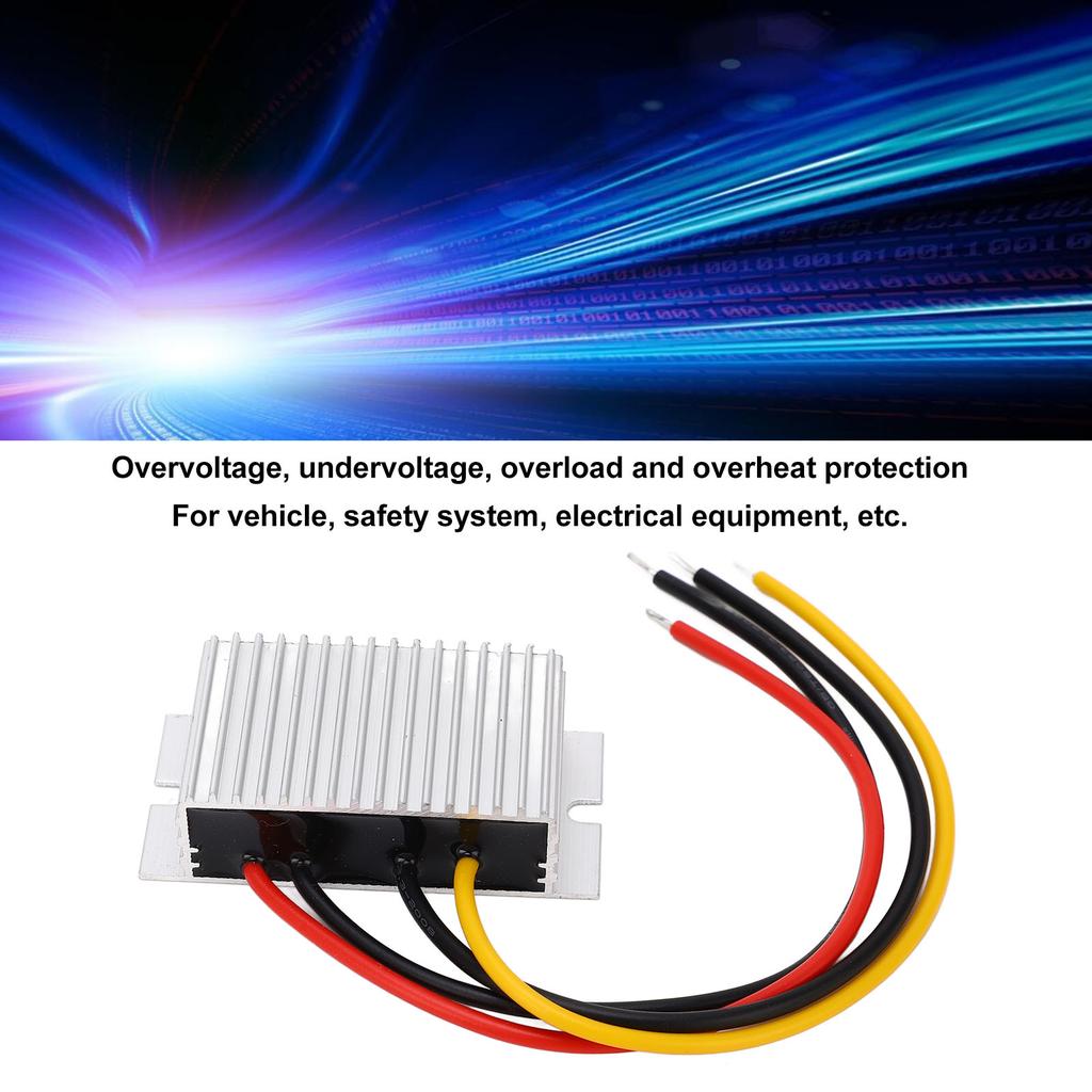 Module with Aluminum   High Efficiency Voltage Converter Module IP67 Waterproof     Module  12V 24V 8‑36V To 5V 5A for Vehicle