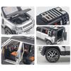 1:24 Land Rover Defender Toy Car Models Alloy Diecast SV2022 SUV Sound Light Doors Opened Pull Back Decoration Vehicle Toys Gift
