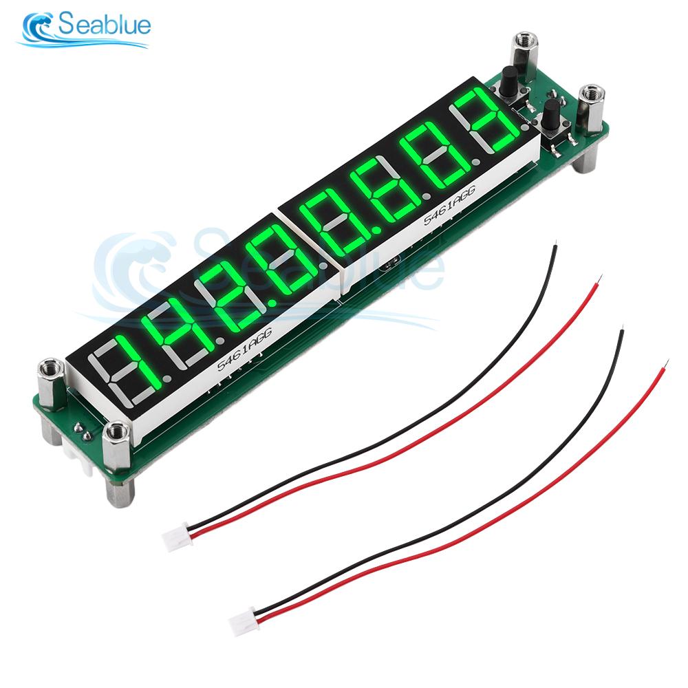 

3 Channel RF Signal Frequency Counter Cymometer 8-Digit Digital Tester Meter 0.1 MHz-60 MHz 1.2 GHz DC 9V~15V for Electronics