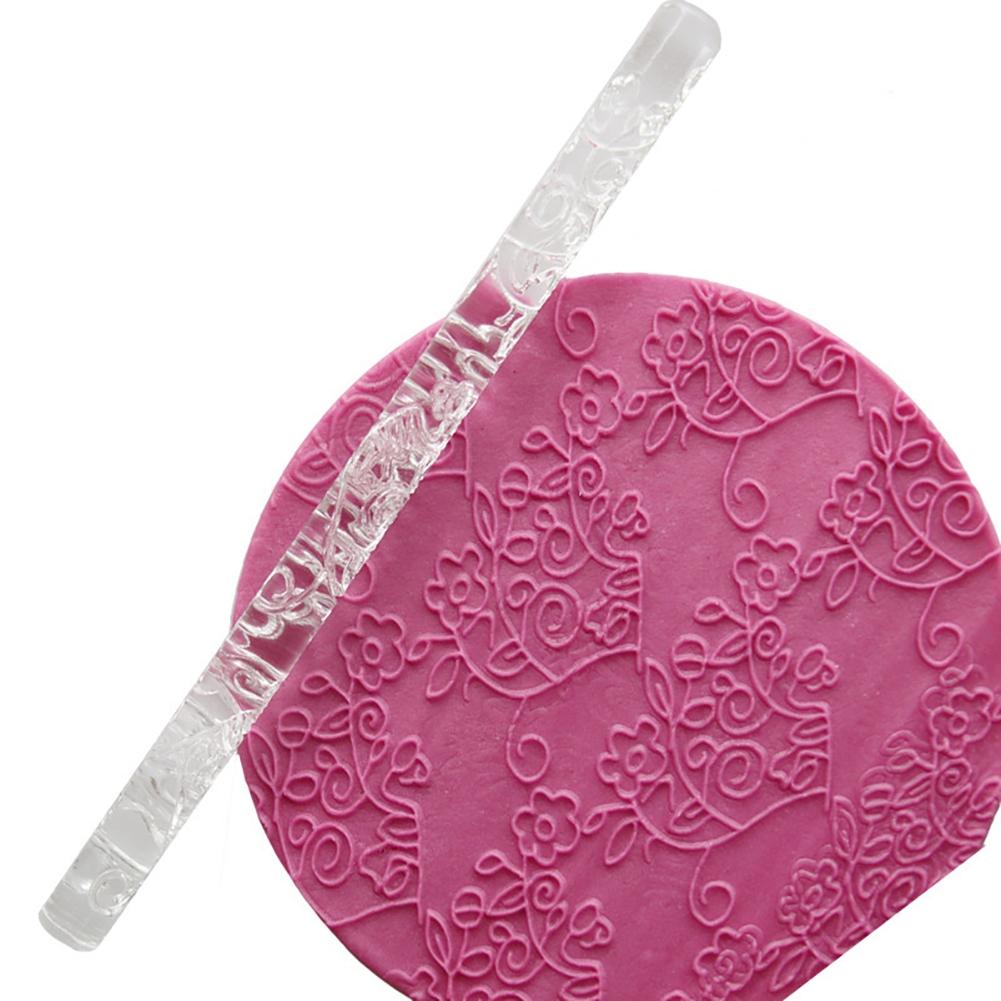 High Quality Acrylic Rolling Pin Pastry Rolling Pin Fondant Plasticine Roller DIY Cake 28#